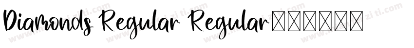 Diamonds Regular Regular字体转换
